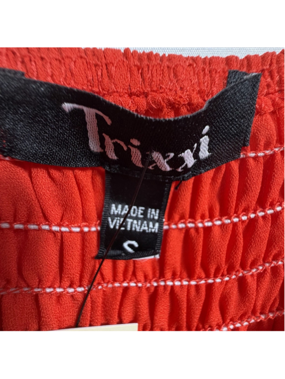 Trixxi Mini Dress Ruffle Tiered Romantic Feminine Women's Size Small NWT - Picture 4 of 8